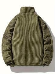 Cord-Winterjacke Für Herren | Mit Reißverschluss