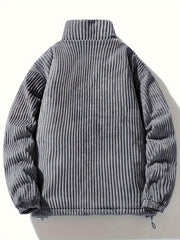 Cord-Winterjacke Für Herren | Mit Reißverschluss