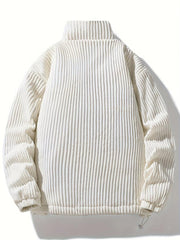 Cord-Winterjacke Für Herren | Mit Reißverschluss