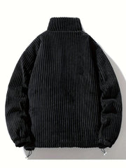Cord-Winterjacke Für Herren | Mit Reißverschluss