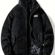 Cord-Winterjacke Für Herren | Mit Reißverschluss