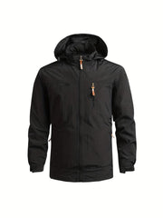 Lässige Herren-Windjacke | Mit Abnehmbarer Kapuze