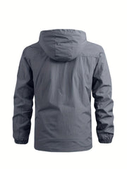 Lässige Herren-Windjacke | Mit Abnehmbarer Kapuze