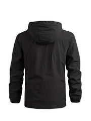 Lässige Herren-Windjacke | Mit Abnehmbarer Kapuze