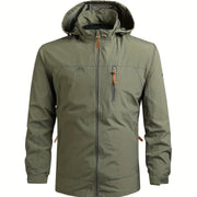 Lässige Herren-Windjacke | Mit Abnehmbarer Kapuze