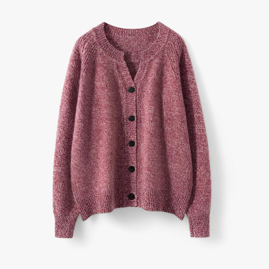Emma | Elegante Strickjacke mit O-Ausschnitt