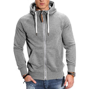 Herrensportjacke mit Kapuze