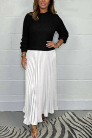 GUL - LANGES KLEID MIT PULLOVER-DESIGN UND ROCK