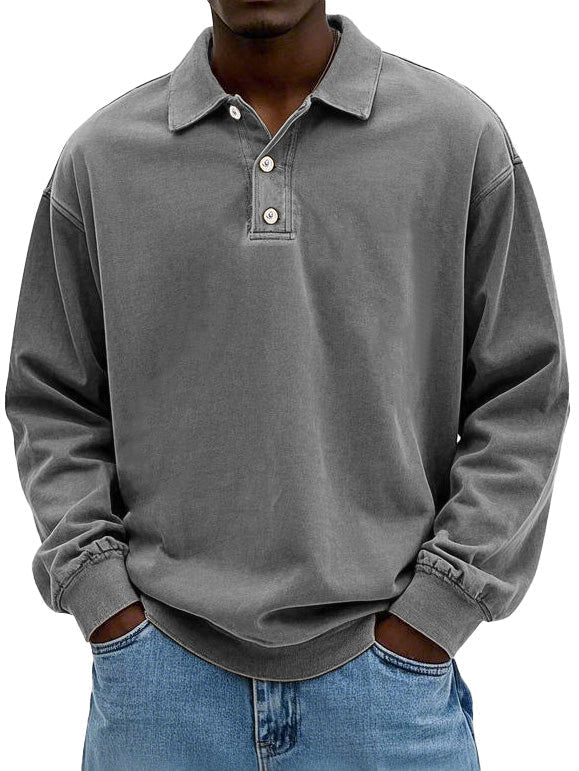 Rainer™ Herrenpoloshirt mit langen Ärmeln