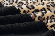 Teddy Pullover - extrem warmer und kuscheliger hoodie mit stylischem leopardenmuster für den frühling