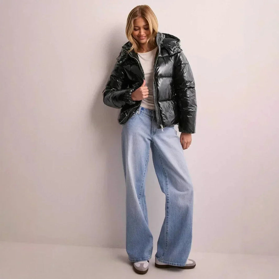 Pufferjacke Winter Damen Kurz