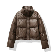 Pufferjacke Damen Oversized mit Stehkragen