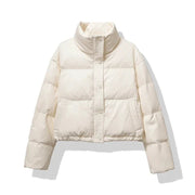 Pufferjacke Damen Oversized mit Stehkragen