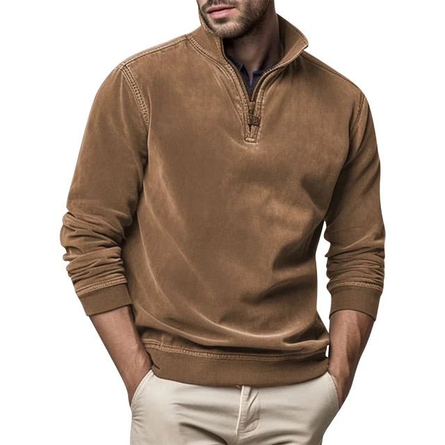 Pullover Herren mit Stehkragen