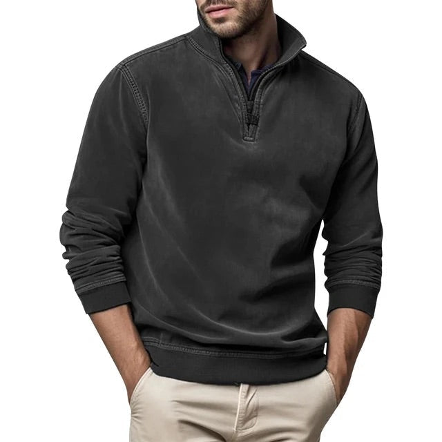 Pullover Herren mit Stehkragen