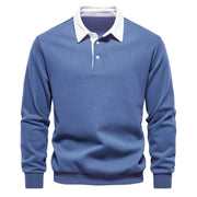 Pullover Herren Regular Fit mit Polokragen