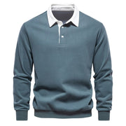 Pullover Herren Regular Fit mit Polokragen