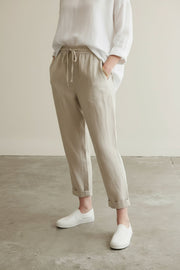 Hose reine Baumwolle einfarbig