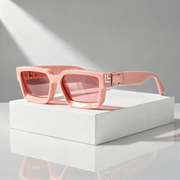 Quadratische Sonnenbrille UV400 mit breitem Rahmen