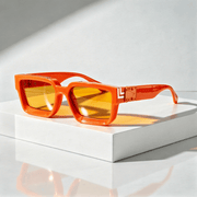 Quadratische Sonnenbrille UV400 mit breitem Rahmen