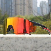FlashLens – Sonnenbrille Mit Einem Schild Und Spiegelglas