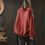 MILOU | GESTRICKTER ROLLKRAGENPULLOVER MIT STIL