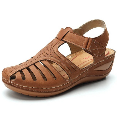 Karin | Damen Frühlings Cutout Walking Sandalen