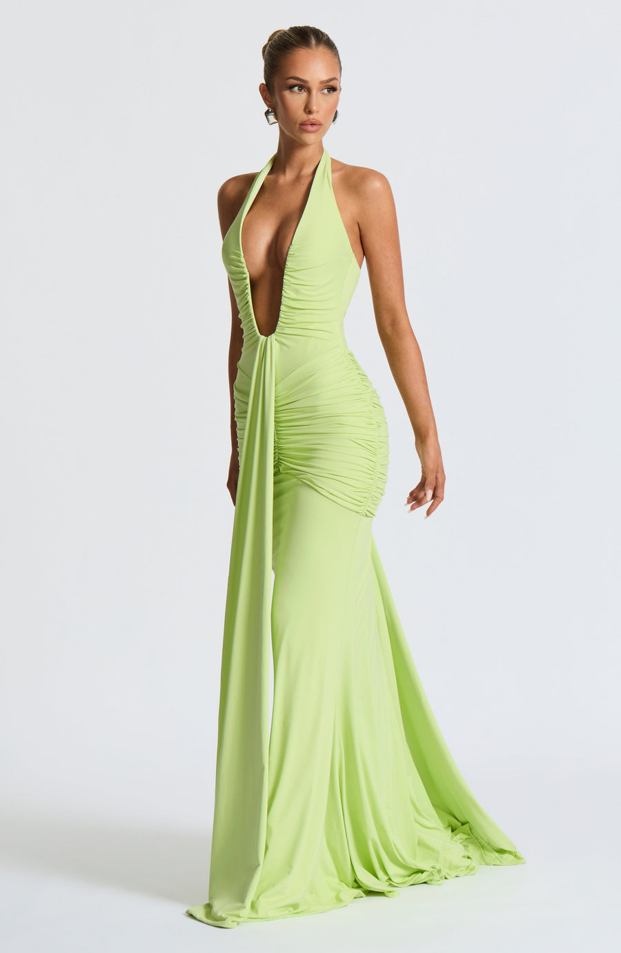 Bria | Fließendes Maxikleid Whisper Trail