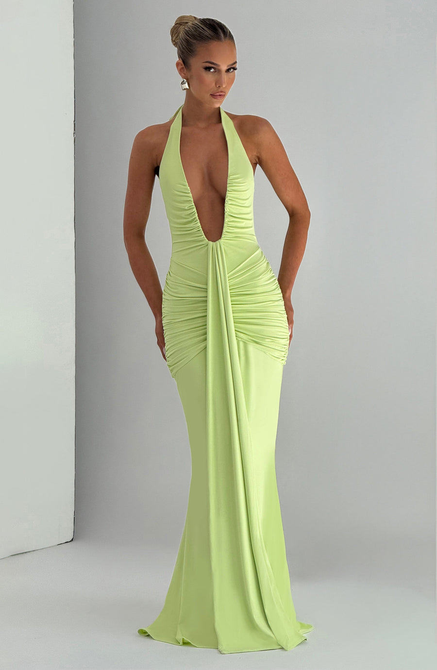 Bria | Fließendes Maxikleid Whisper Trail