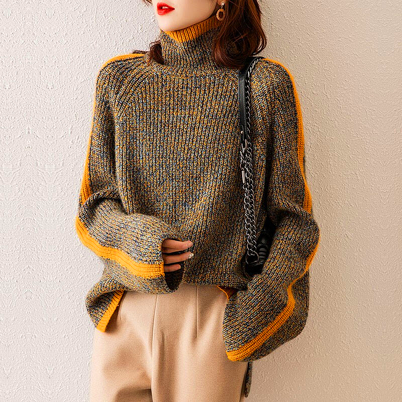Stylischer Rollkragenpullover für Damen | Gemütlich