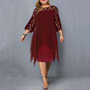 Damen Abendkleid Mit Cut-Out-Ärmeln | Midi