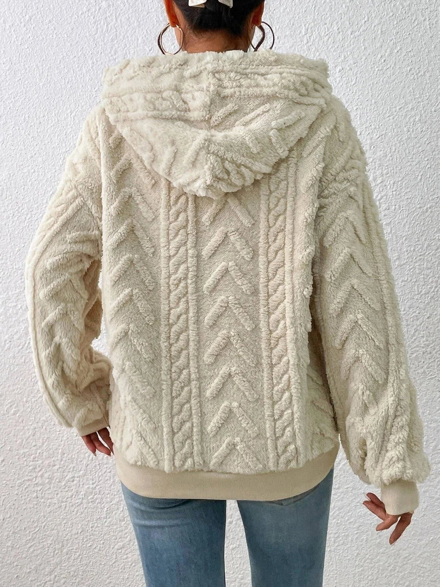 Kuscheliger Plüsch-Strickpullover