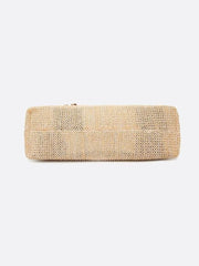 Mira | Große Strohtasche mit langen Tragehenkeln & Deko-Pompon – Sommerlicher Shopper aus Naturmaterial
