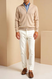 Herren Slim-Fit-Cardigan | Langarm