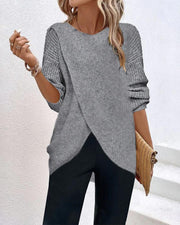 Damen Pullover Mit Rundhalsausschnitt | Winter