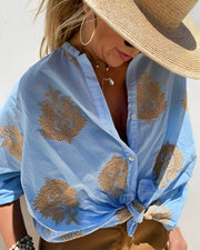 Laura | Trendige Bluse im Ibiza Stil Damen