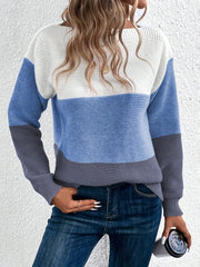 Lena | Stilvoller Damen Strickpullover mit langen Ärmeln