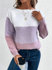Lena | Stilvoller Damen Strickpullover mit langen Ärmeln