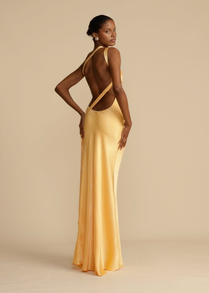 Selena | Damen Maxikleid – Elegantes Fließendes Kleid Hochzeit & Sommerpartys 2026
