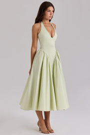 Shanna | Damen Elegantes Midikleid – Feminines Kleid Hochzeit, Büro & Abend 2026