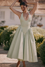 Shanna | Damen Elegantes Midikleid – Feminines Kleid Hochzeit, Büro & Abend 2026