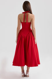 Shanna | Damen Elegantes Midikleid – Feminines Kleid Hochzeit, Büro & Abend 2026
