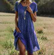 Selene - Kurzärmeliges Sommerkleid