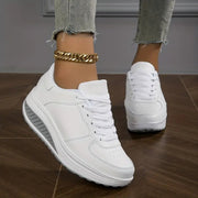 Sneaker Damen Plateau mit Schnürung Komfort