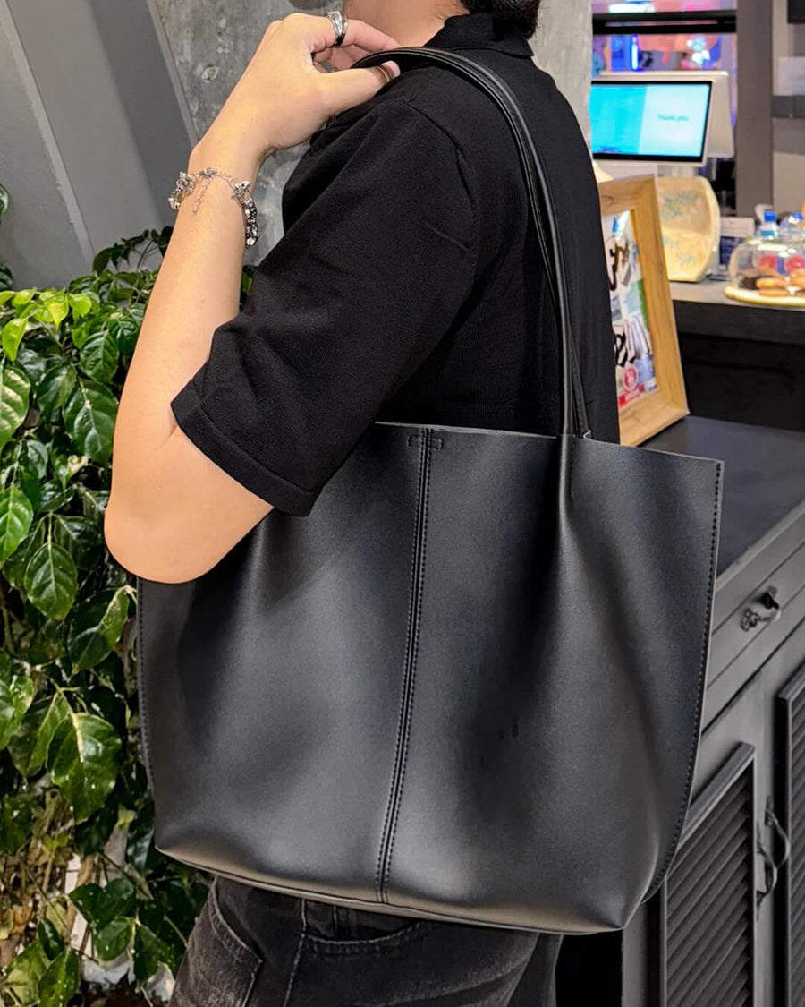 Calista Kunstleder-Shopper Tasche