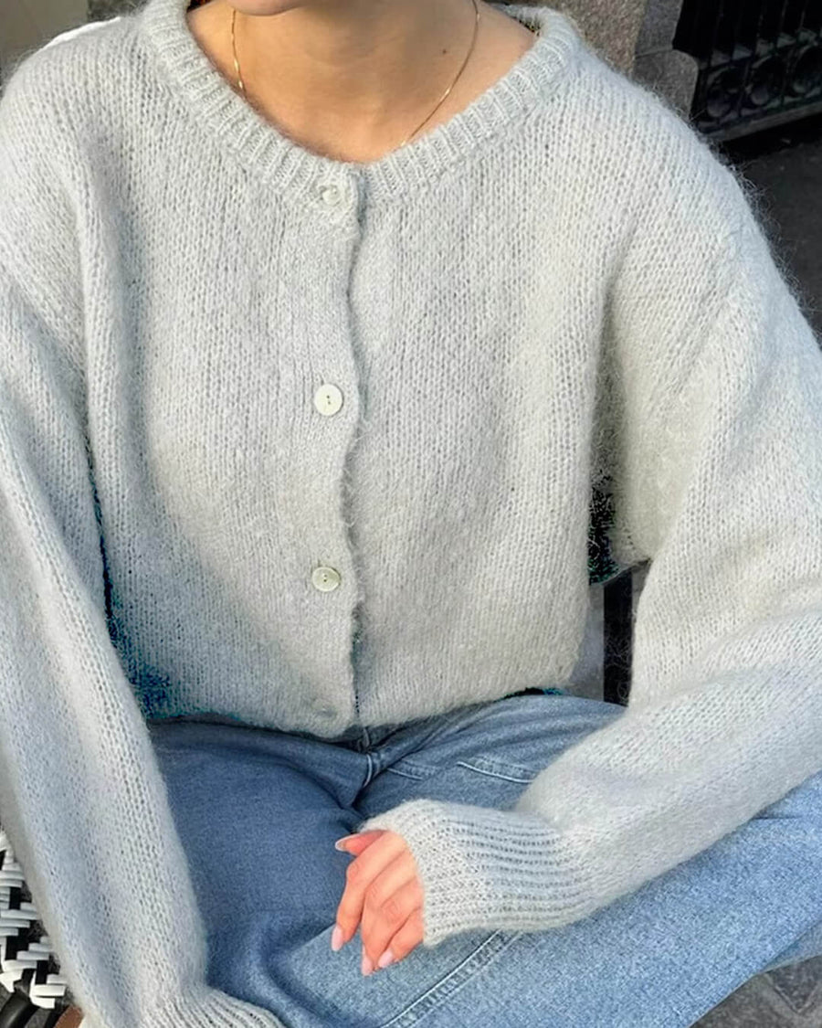 Freya Flauschiger Strick-Cardigan