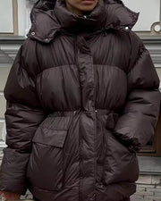 Jillian Glänzende Steppjacke