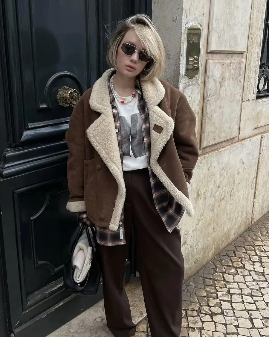 Leona Kunstlederjacke