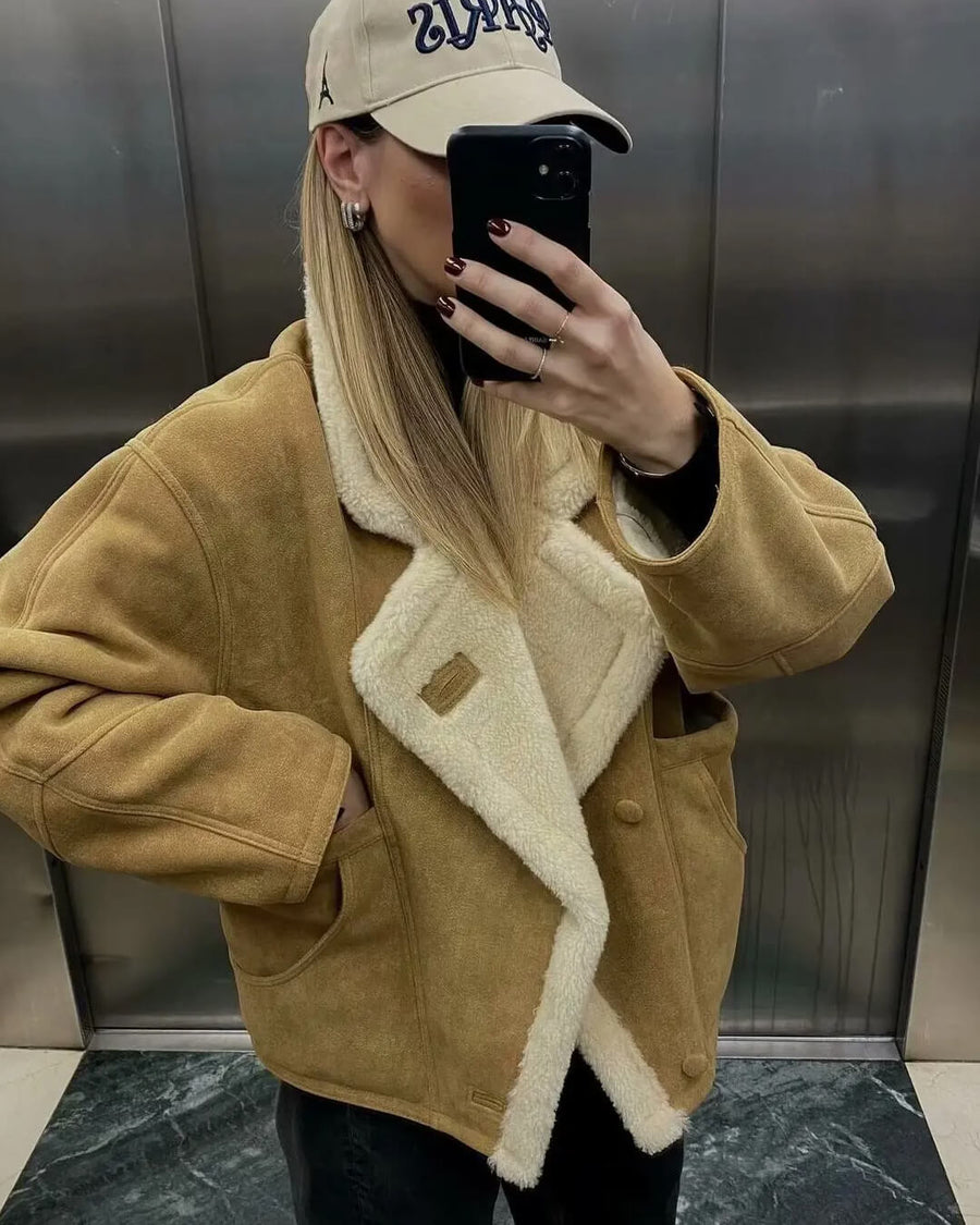 Leona Kunstlederjacke