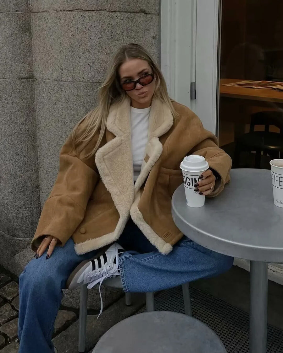 Leona Kunstlederjacke
